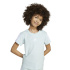 T-shirt adidas Jg 3 bandes 160 Fille couleur Menhal / Blanc