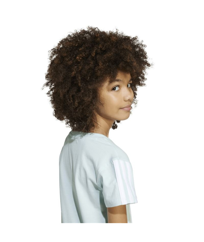 Camiseta adidas Jg 3 Stripes 160 Menina Menhal...