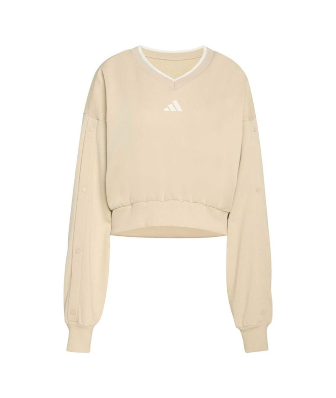 adidas Sweat Sta Seas Cre Femme en lycra blanc