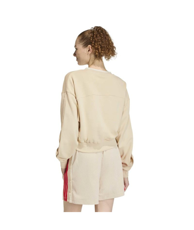 Sudadera adidas Sta Seas Cre Mujer Licr/Blanco