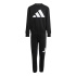 Conjunto Infantil adidas Bl Fl Jog 240 preto/branco