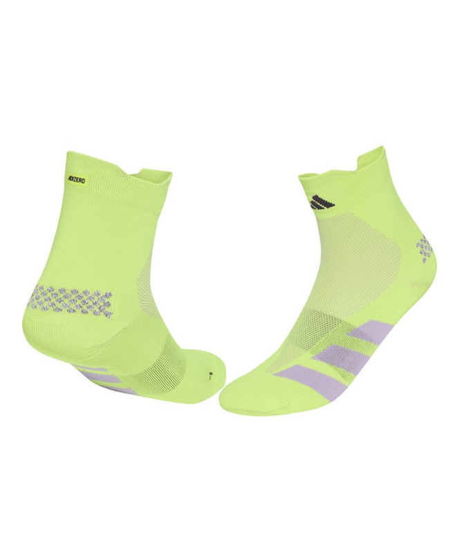 Meias Running adidas Adiz Qrtr amarelas