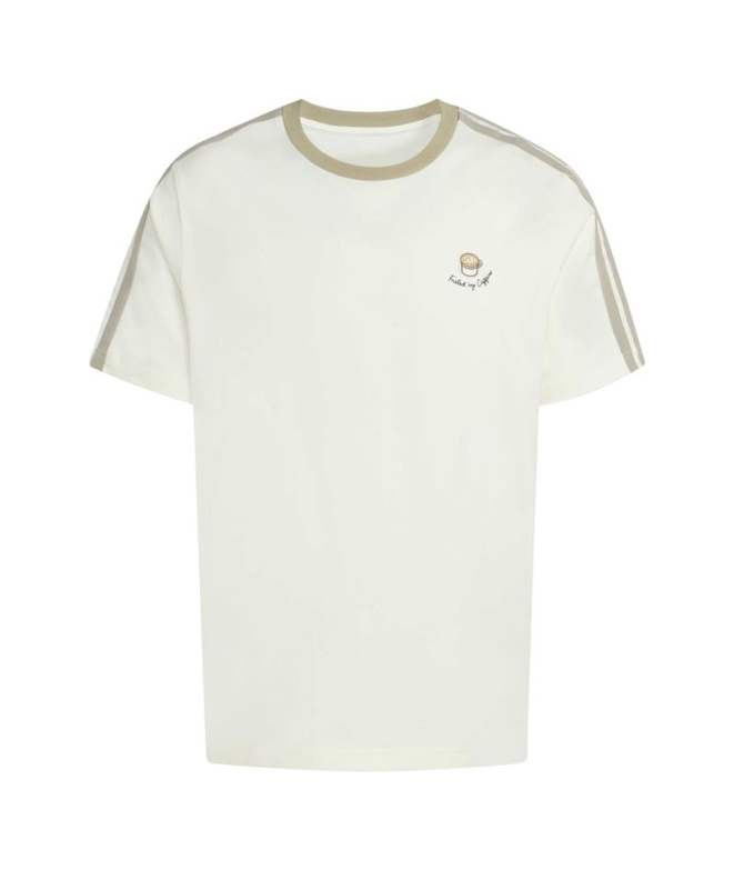 Camiseta adidas Coffee Cup Hombre Blanco