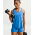 T-shirt Fitness Nike Np Df Tank Elastika Femme bleu