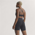 Sutiã esportivo Fitness Mulher adidas Rib Ls, preto.