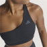 Sutiã esportivo Fitness Mulher adidas Rib Ls, preto.