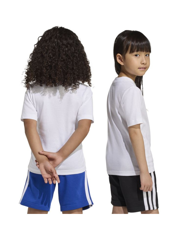 Camiseta adidas Lk Food Infantil Blanco