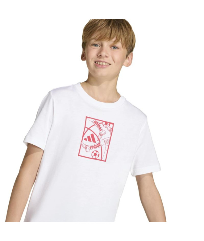 Camiseta adidas Football Infantil Blanco