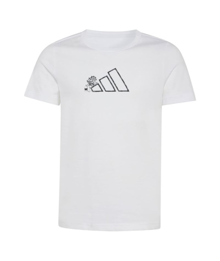 Camiseta adidas Jg Animal T2 Niña Blanco