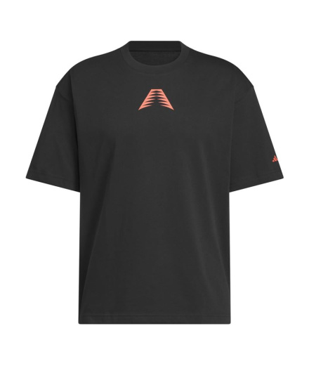 T-shirt Basket-ball adidas Anted BT2 Homme noir/rouge