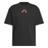 Camiseta Basquetebol Homem adidas Anted BT2, preta/vermelha
