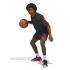 Camiseta Basquetebol Homem adidas Anted BT2, preta/vermelha