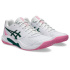 Sapatilhas Tênis Mulher Asics Gel Dedicate 9, Branco/Verde