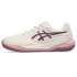 Chaussures Tennis Asics Gel Resolution X Clay Enfant , coloris Avoine douce/Aubergine foncée