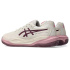 Zapatillas de Tenis Asics Gel-Resolution X Clay Infantil Soft Oat/Dark Aubergine