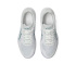 Chaussures Handball Asics Upcourt 6 Femme , blanc/bleu sarcelle brumeux