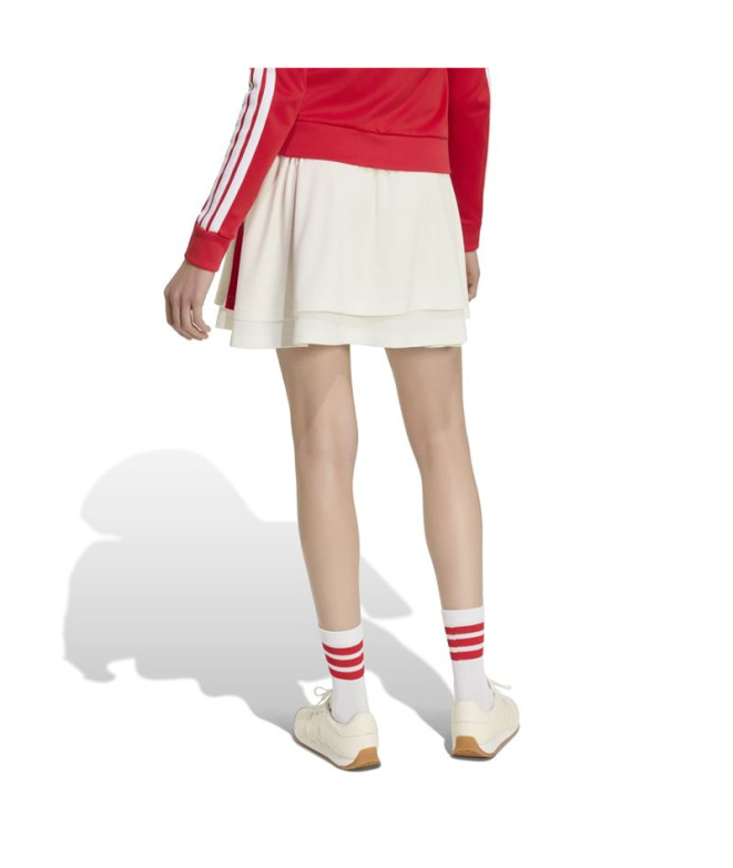 Saia Mulher adidas Her branca/cordão/branca