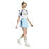 Camiseta Mulher adidas Her branca/bege/maosno/azul