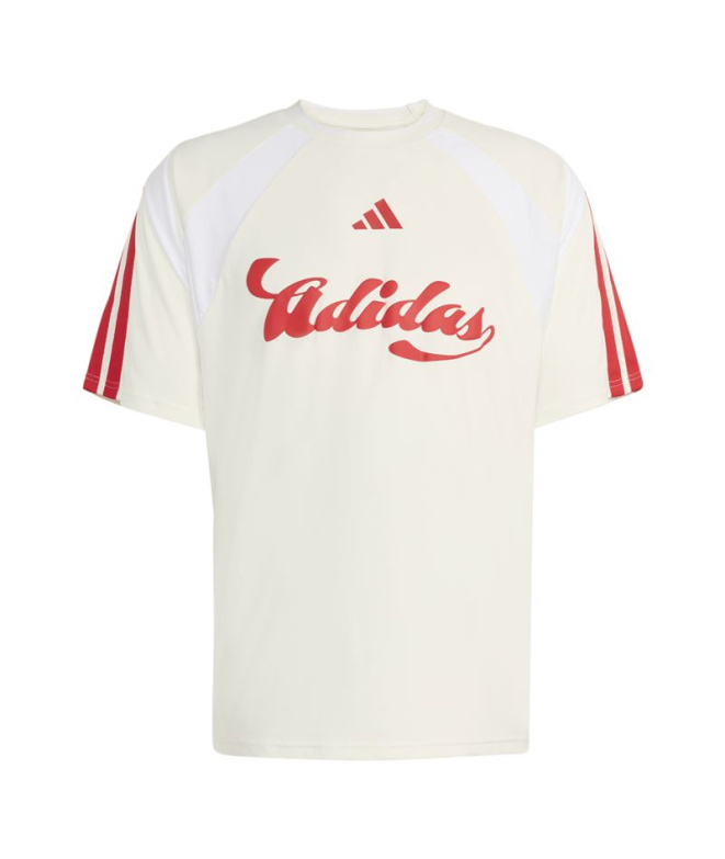 Camiseta branca Homem adidas Tiro Np