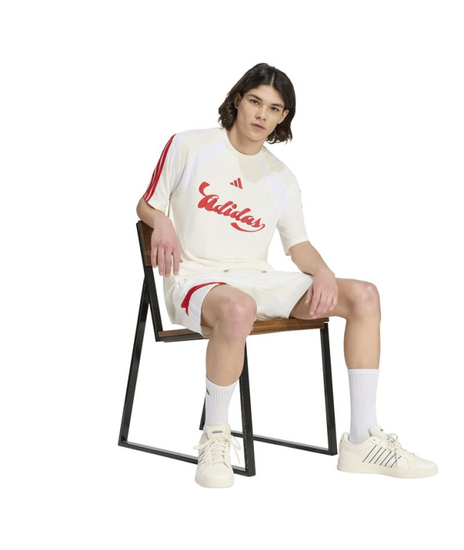 Camiseta branca Homem adidas Tiro Np