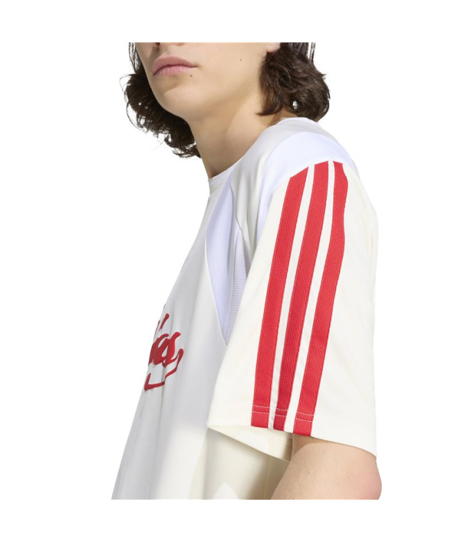 Camiseta branca Homem adidas Tiro Np