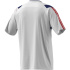 Camiseta Homem adidas Tiro Np branca/cinza/bordô