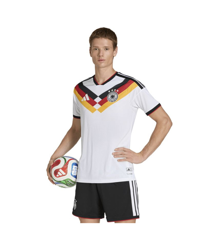 Camiseta Futebol branca Homem adidas Dfb H Au