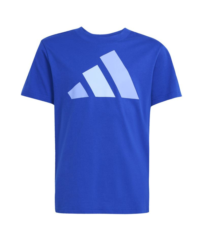 Camiseta adidas com logo grande, tamanho 160...