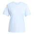 T-shirt Adidas Essentials à petit logo Femme bleu/blanc