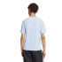 T-shirt Adidas Essentials à petit logo Femme bleu/blanc