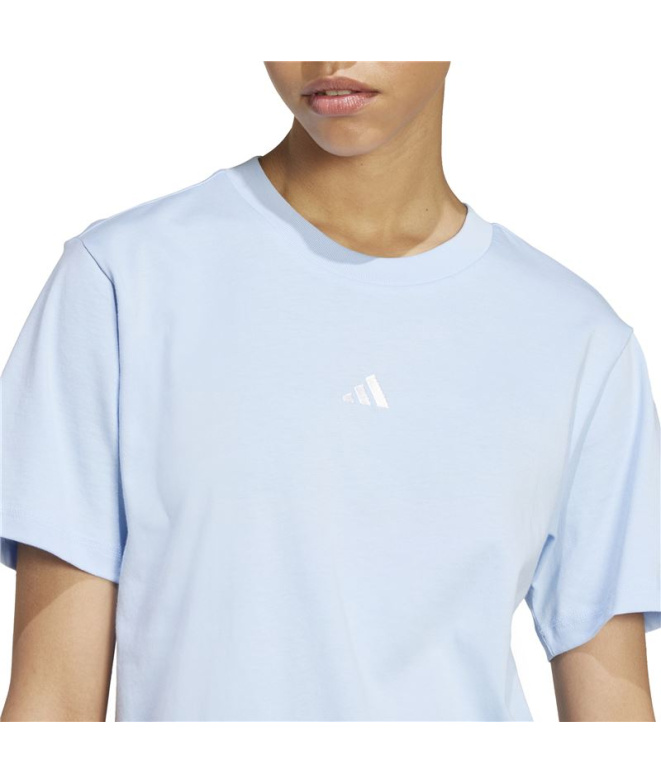 Camiseta Adidas Essentials com Logo Pequeno...