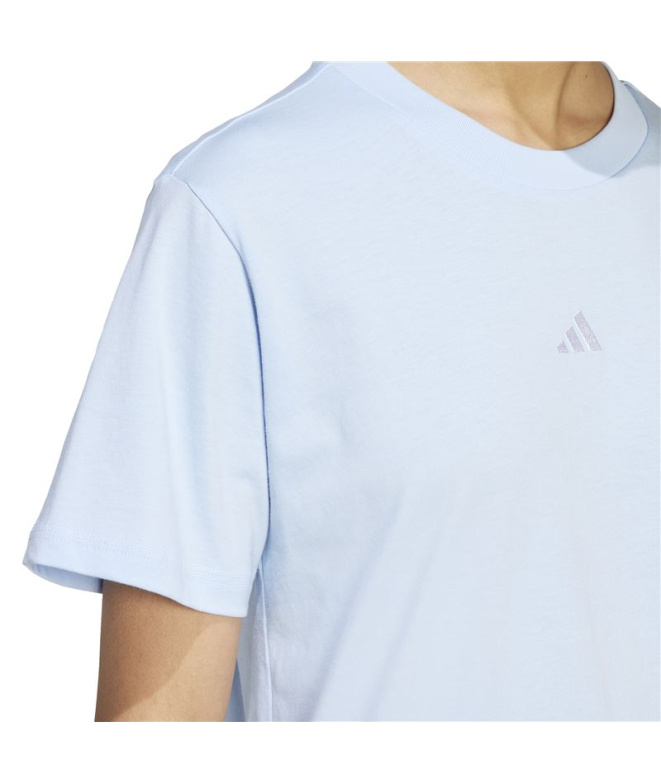 Camiseta Adidas Essentials com Logo Pequeno...