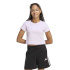 Camiseta Menina adidas Jg 3 Stripes, lilás/branca