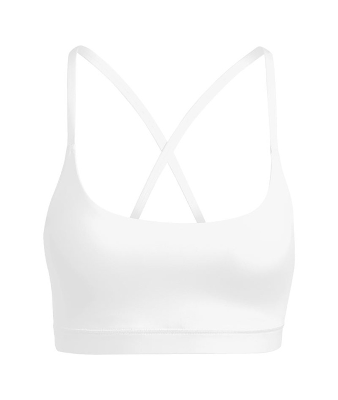 Sutiã esportivo adidas All Me Ls branco Fitness
