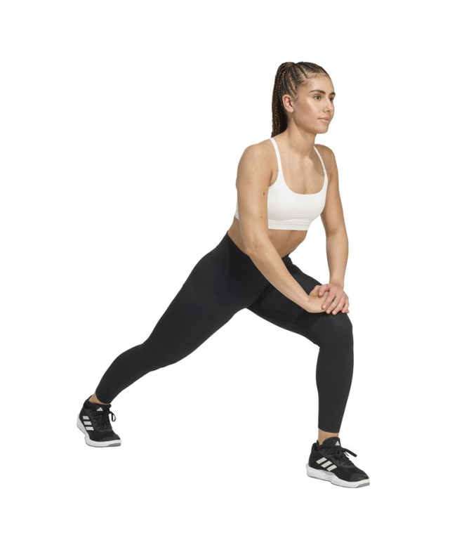 Sutiã esportivo adidas All Me Ls branco Fitness