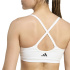 Sutiã esportivo adidas All Me Ls branco Fitness