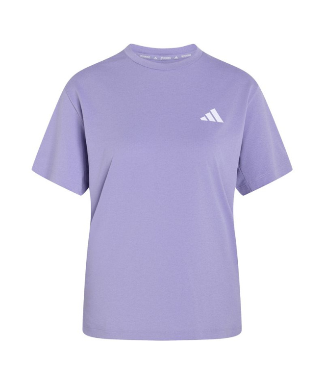 Camiseta Running Mulher adidas Essentials, lilás