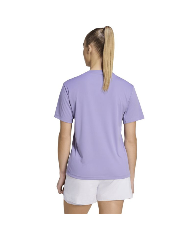 Camiseta Running Mulher adidas Essentials, lilás