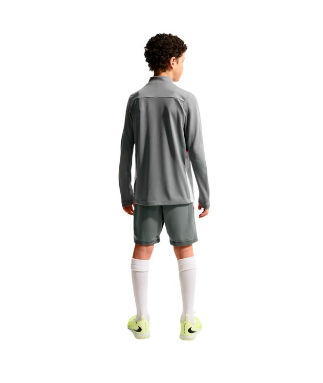 Calça Futebol Nike DF ACD25 KP 7In Infantil cinza.