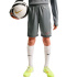 Pantalons Football Enfant Nike DF ACD25 KP 7 pouces, gris