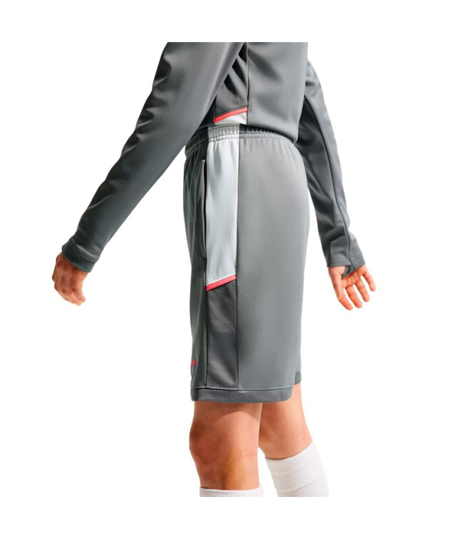 Calça Futebol Nike DF ACD25 KP 7In Infantil cinza.