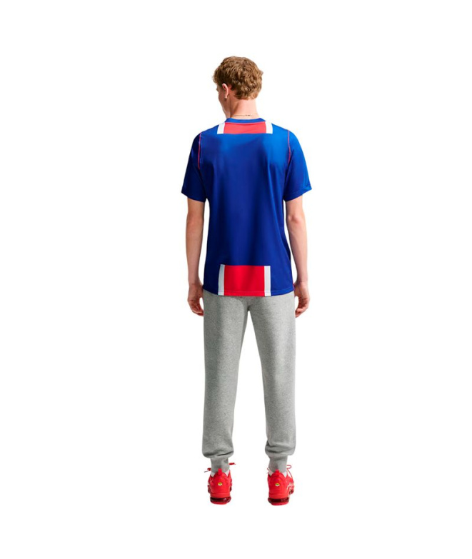 Camiseta Futebol Homem Nike PSG DF SS Stad Hm azul