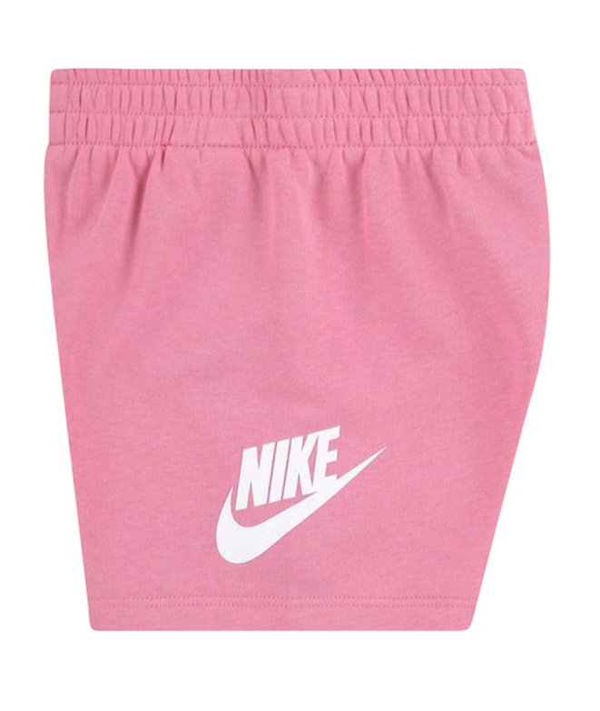 Conjunto Infantil Nike Nkn Club rosa