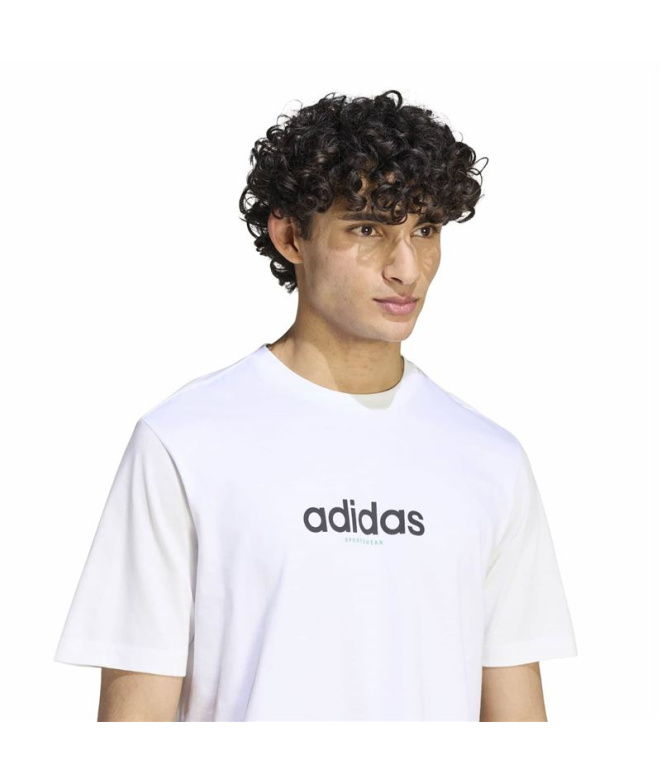 T-shirt blanc adidas M Mos Ftb