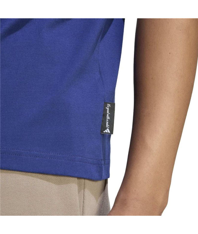 T-shirt adidas M Nov Card bleu foncé