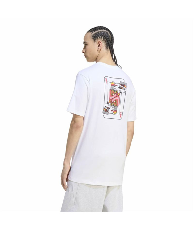 T-shirt homme adidas , Nov Card T, blanc