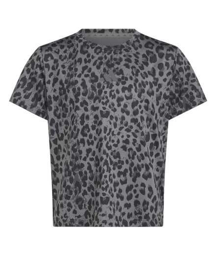 T-shirt Fitness adidas Jg An Aop gris