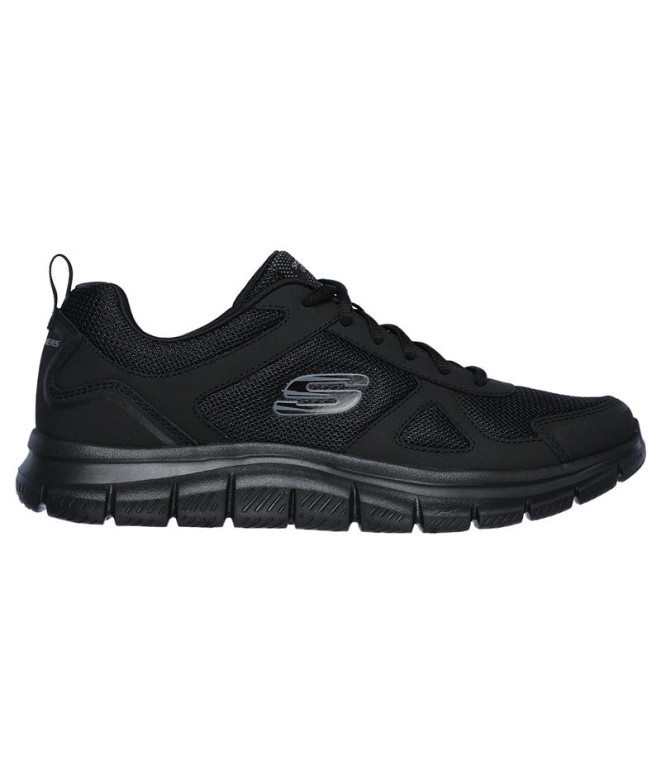 Chaussures Skechers Track- Scloric Homme Cuir noir/Mesh/Pu/Trim