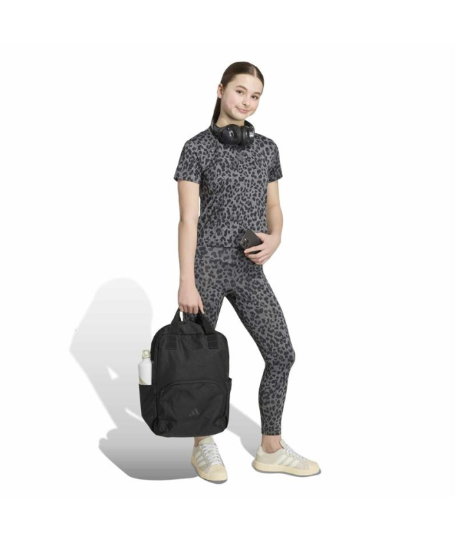 T-shirt Fitness adidas Jg An Aop gris