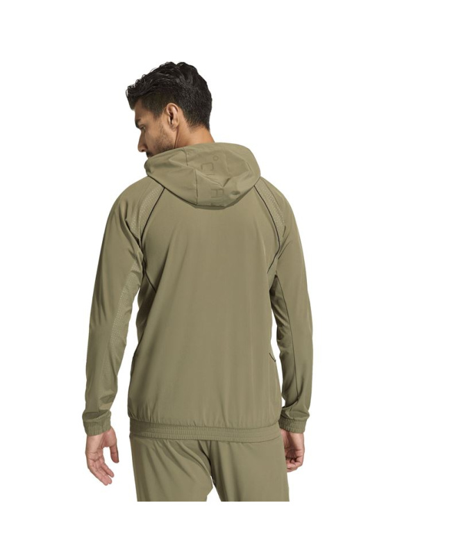 Veste Fitness adidas Tech App Homme couleur olive